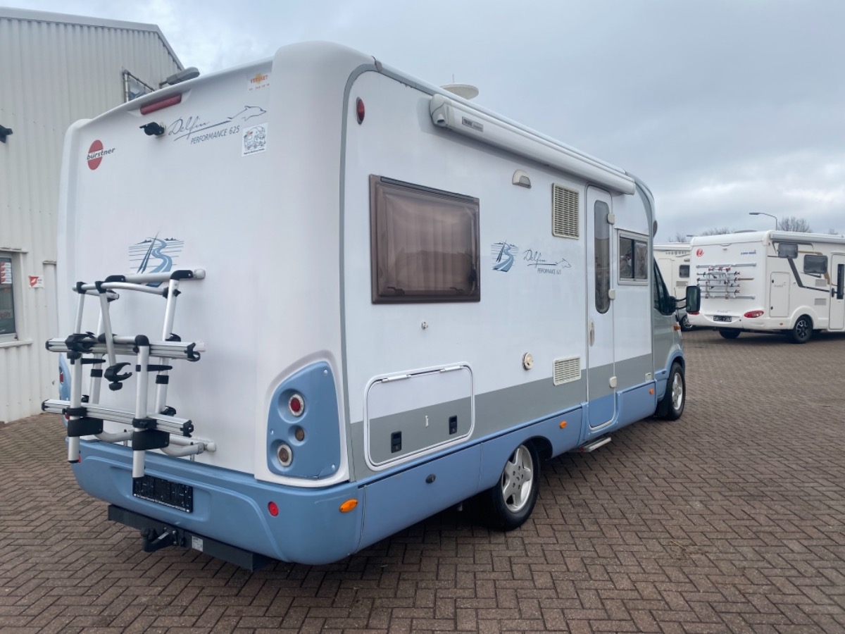 Burstner Delfin performance 625 top indeling De Camper Discounter